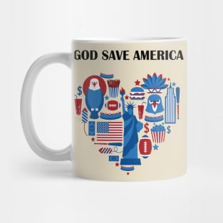 God Save America Mug